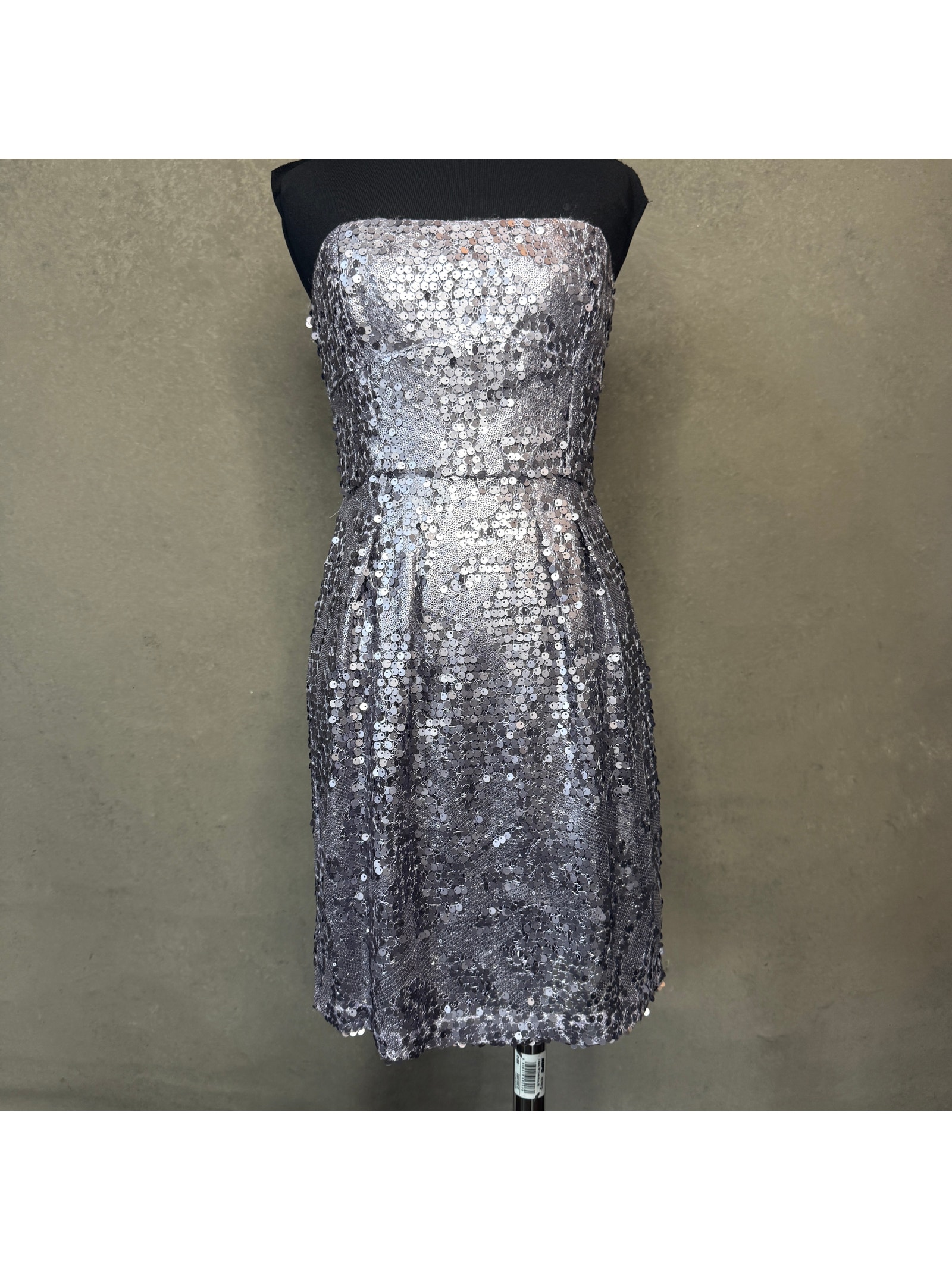 Poshmark Title: Nwt Bcbgmaxazria Carole Sequin Strapless Dress 4 Lilac
